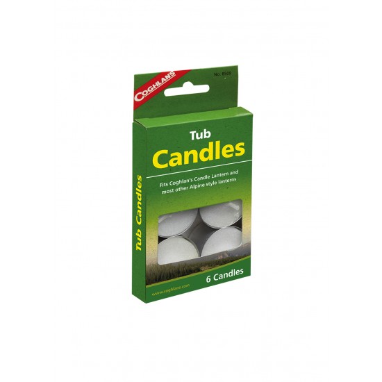TUB CANDLES - PK OF 6