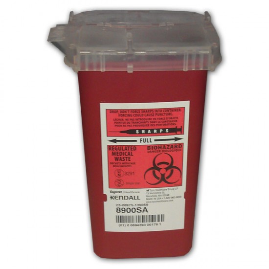 Sharps Red Container - 1QT