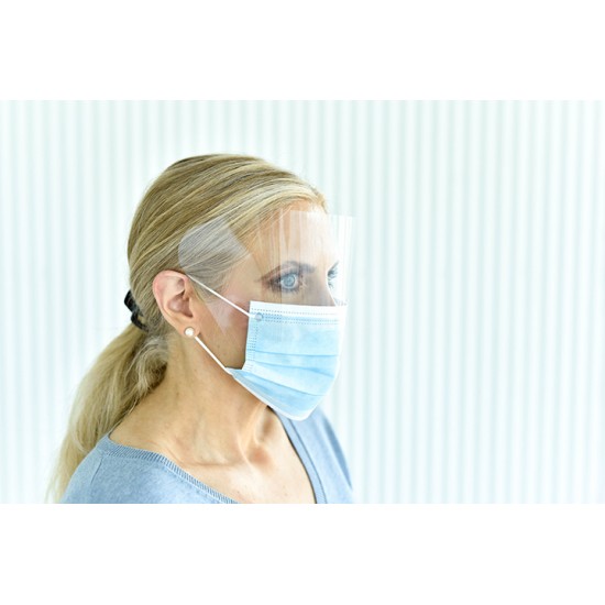 FACE MASK WITH EYE SHIELD - Single or Pack of 10