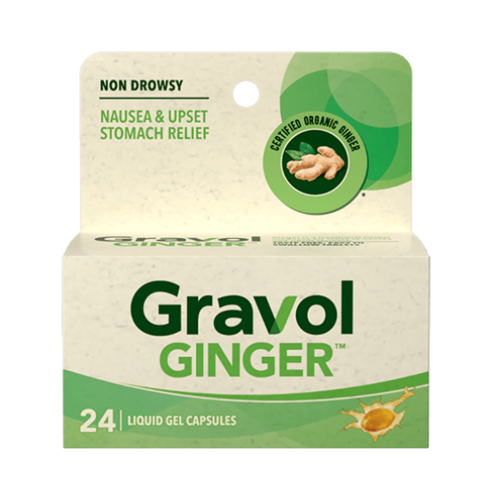 SHORT EXPIRY 01/2024 Gravol Ginger Liquid Gels - 24