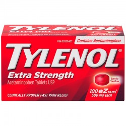 TYLENOL EXTRA STRENGTH EZ TAB - 100