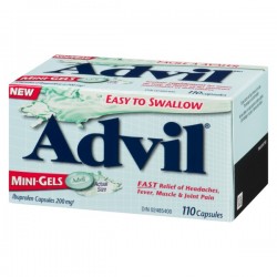 ADVIL MINI GEL CAPS - 110 capsules