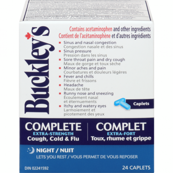 Buckley's Complete Cough, Cold & Flu Extra Strength - Nighttime