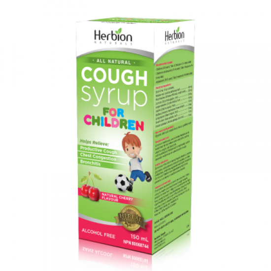 Herbion Cough Syrup Kids Natural Cherry 150mL