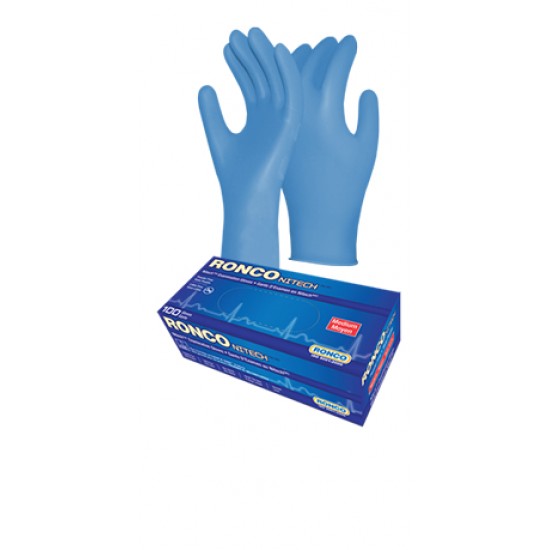 Gloves - Ronco Nitech® Blue - 100/box