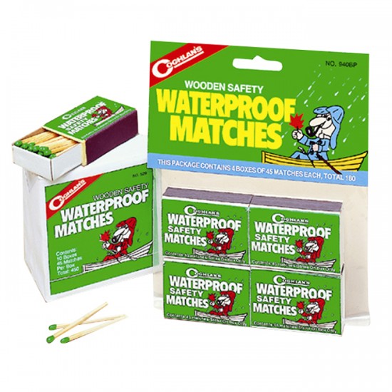 Waterproof safety matches
