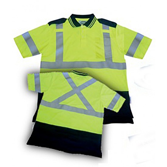 EMS Safety Hi Vis Short Sleeve Polo Shirt