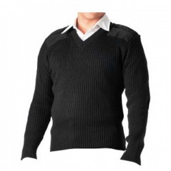 V-Neck Black Sweater