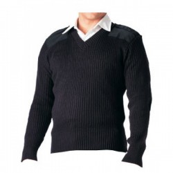 V-Neck Navy Sweater