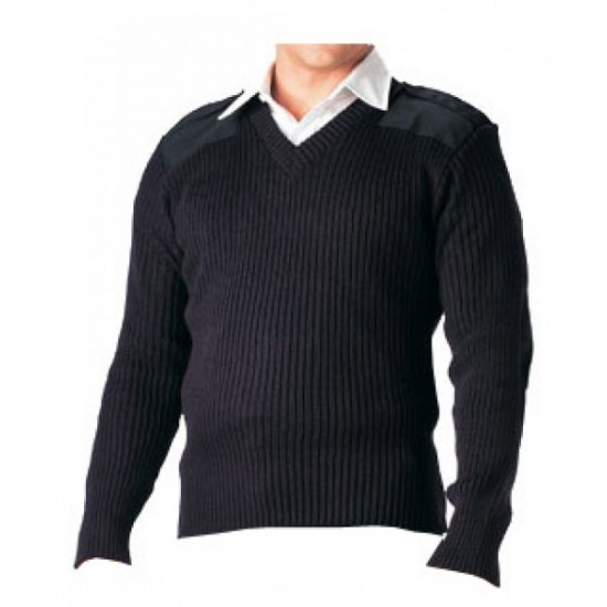 V-Neck Navy Sweater