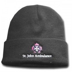 Touque Black w/St. John Ambulance
